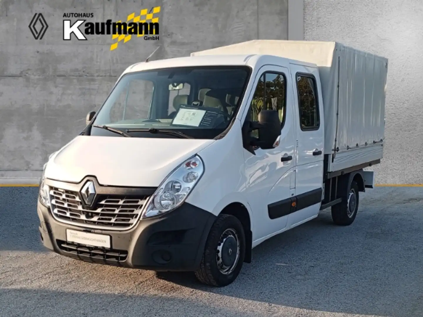 Renault Master DoKa Pritsche+Plane L2H1 3,5t KLIMA Beyaz - 1