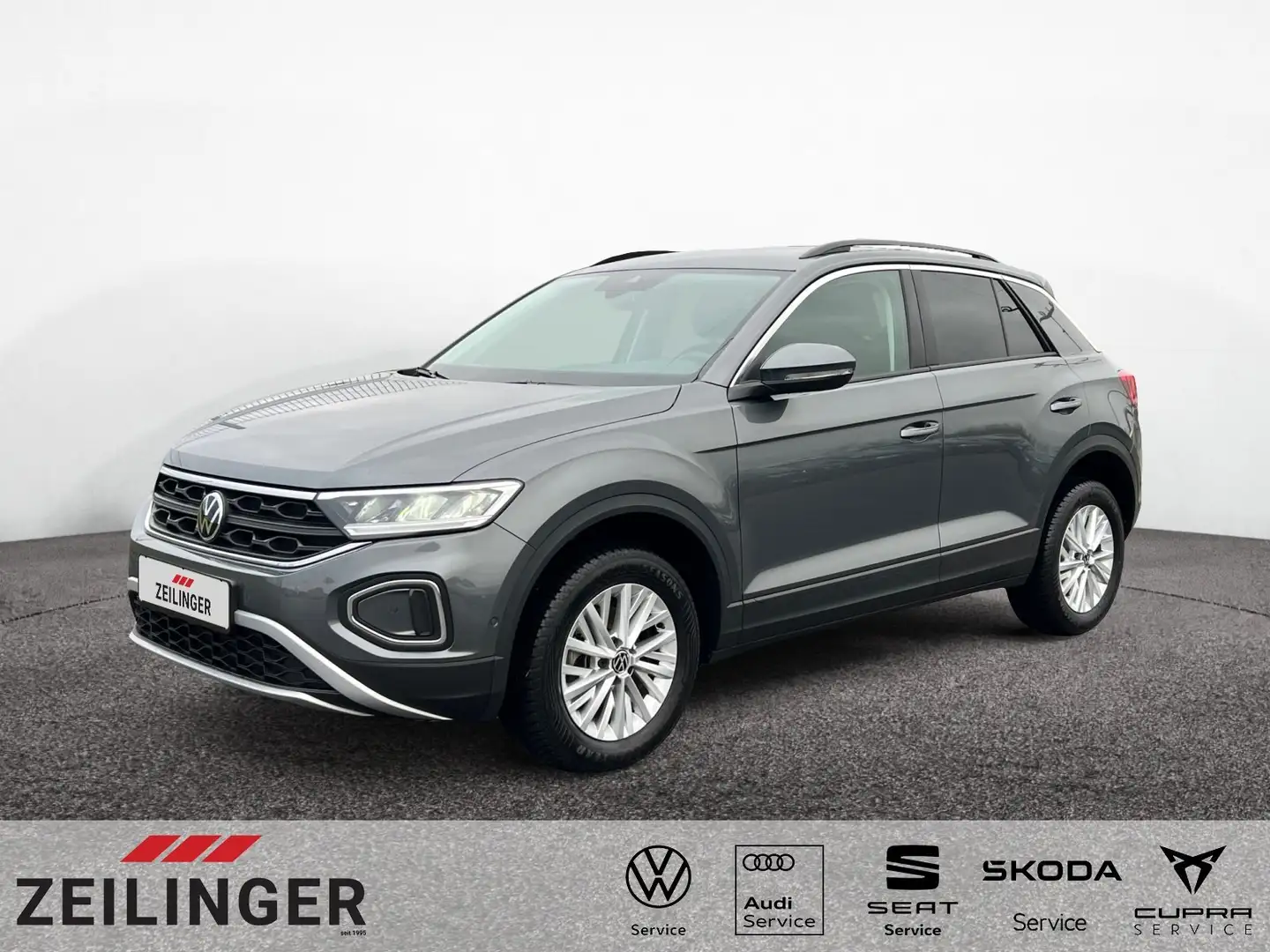 Volkswagen T-Roc Life TSI DSG|AHK|KAMERA|NAVI|ACC|WINTER-P. Grau - 1