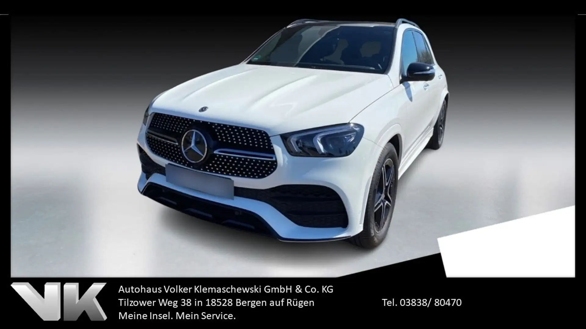 Mercedes-Benz GLE 300 d 4Matic AMG Line, 360° Kamera, Burmester, MBUX bijela - 1