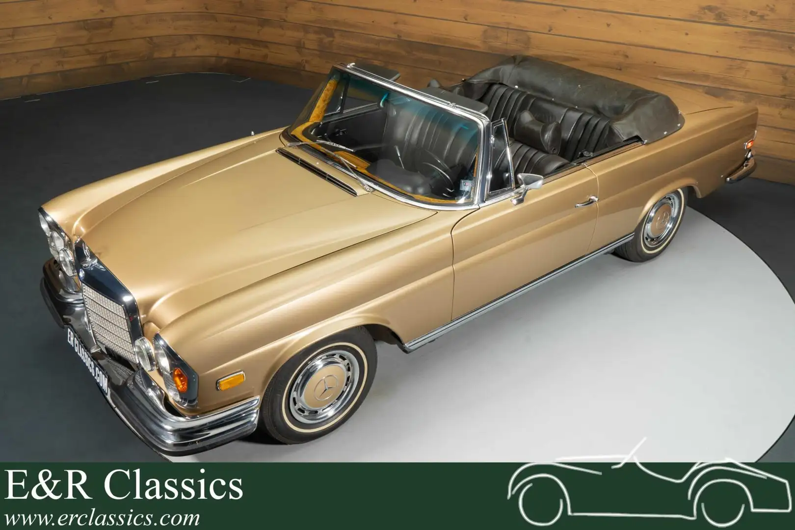 Mercedes-Benz 280 SE Flachkuhler Cabriolet | 1971 Bruin - 1