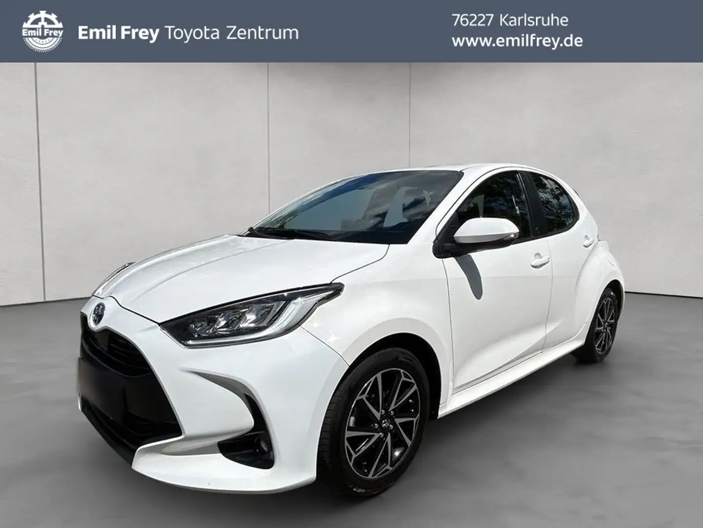 Toyota Yaris Hybrid 1.5 VVT-i Team D Navi Blanc - 1