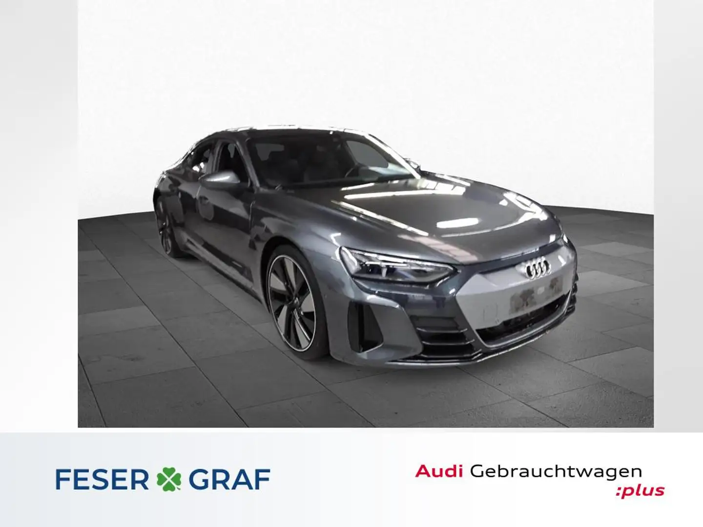 Audi e-tron GT qu. 350 kW+B&O+HUD+Nachtsicht+22 kw Gris - 1