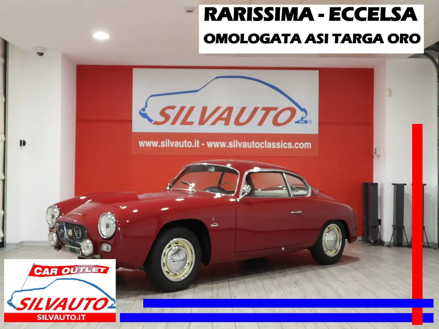 Lancia Appia SPORT ZAGATO COUPE’ PASSO CORTO-TARGA ORO(1962) Rot - 1
