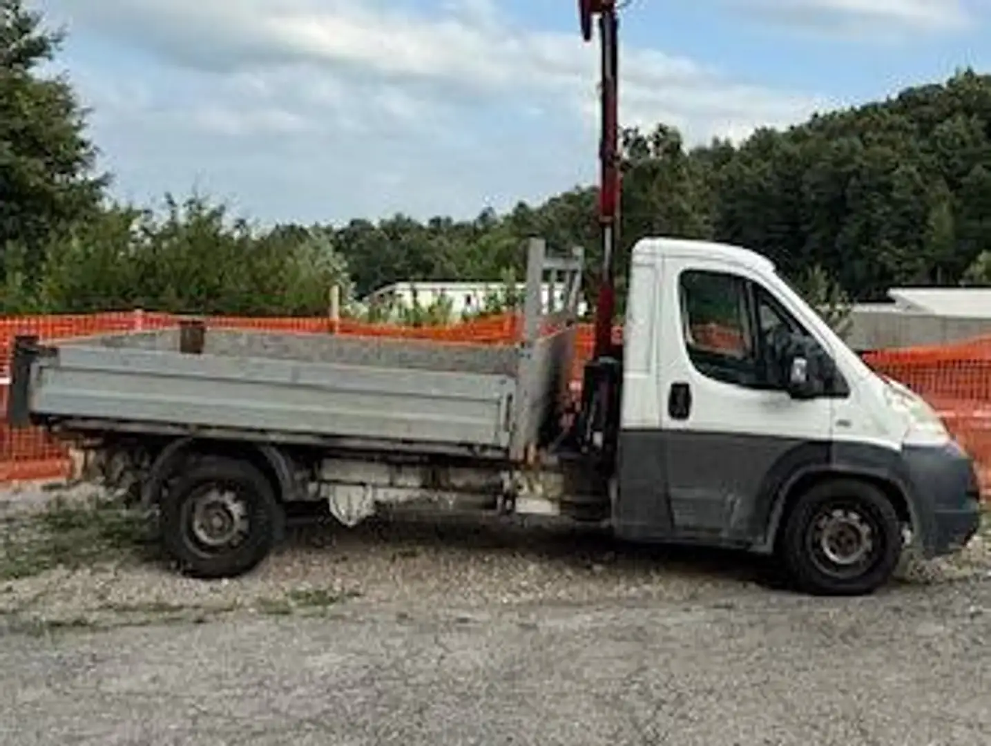 Fiat Ducato 35 Maxi Passo Lungo con gru 120 cv Bianco - 1
