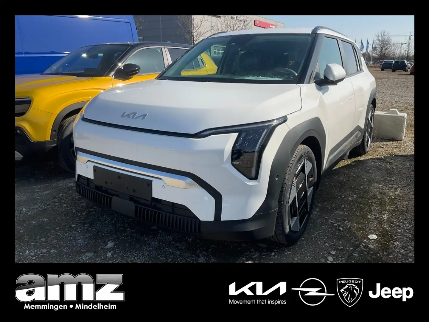 Kia EV3 58,3 kWh FWD AIR Spurhalteassistent*Navi Bílá - 1