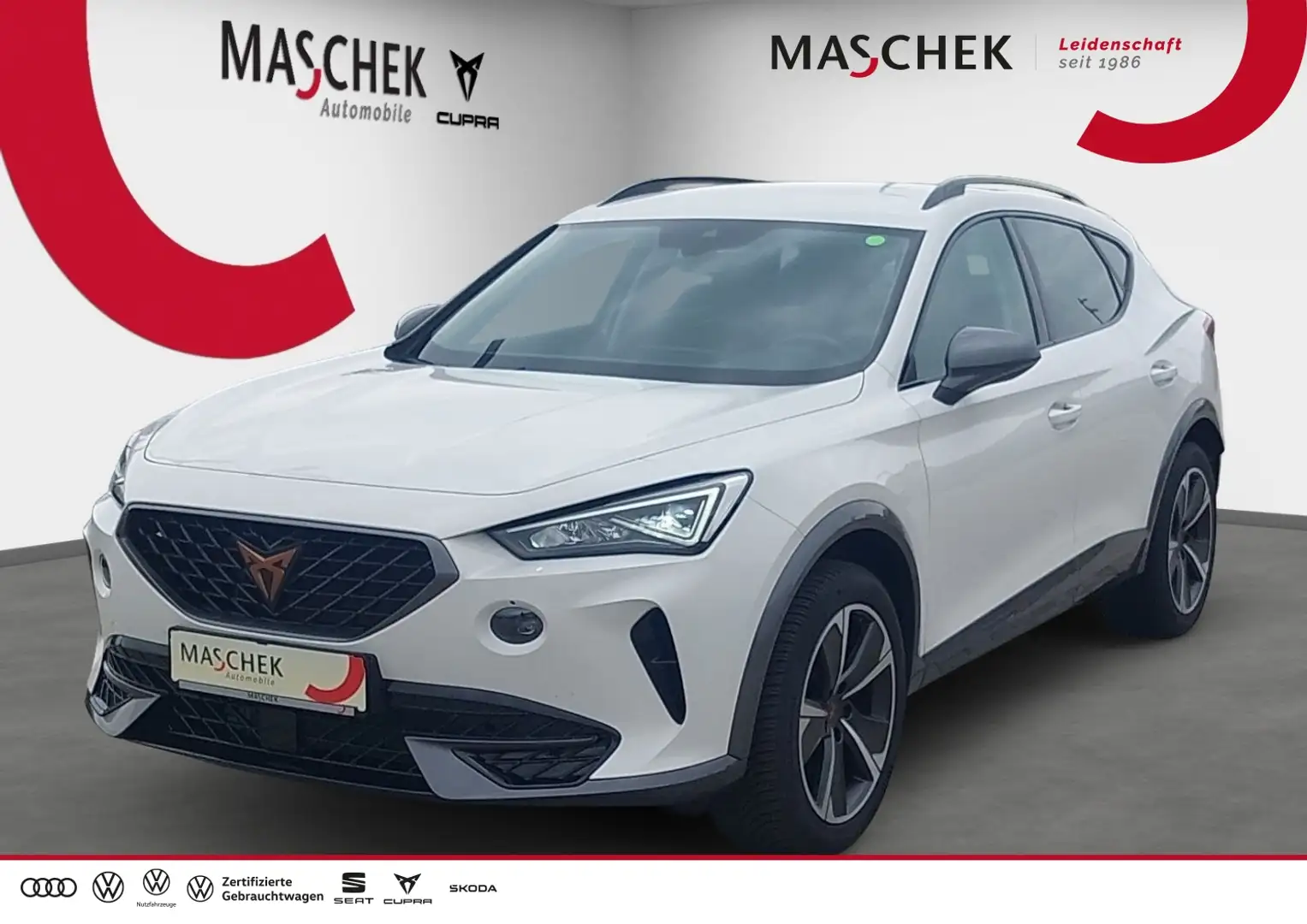 CUPRA Formentor 1.5 TSI Navi AHK Sitzh LED Keyless ACC Weiß - 1