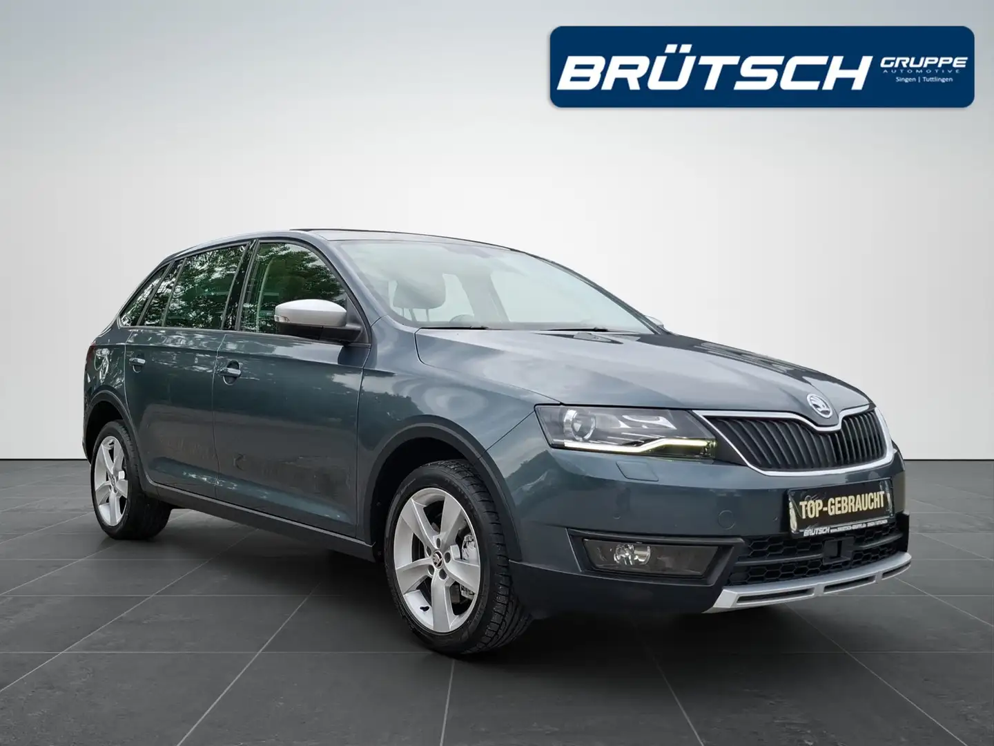 Skoda Rapid/Spaceback Rapid Spaceback 1.0 TSI Scout KLIMA / NAVI / PANOR Grau - 2