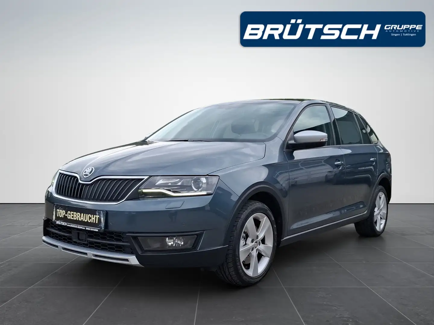 Skoda Rapid/Spaceback Rapid Spaceback 1.0 TSI Scout KLIMA / NAVI / PANOR Grau - 1