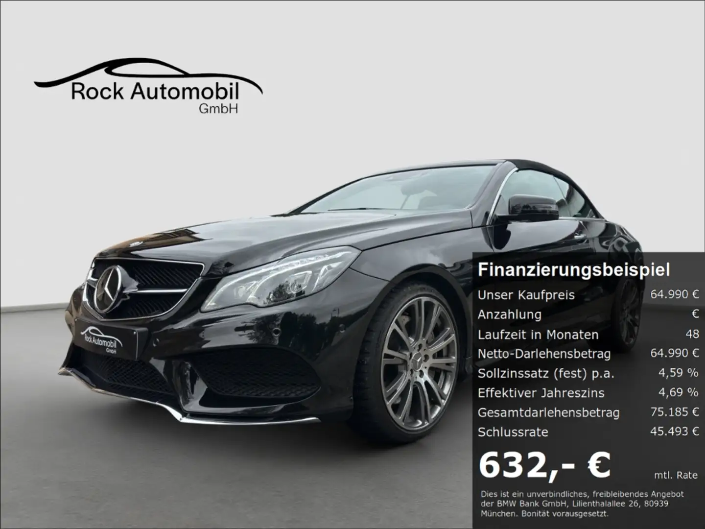 Mercedes-Benz E 500 Cabrio AMG Brabus Mercedes Scheckheft Schwarz - 1