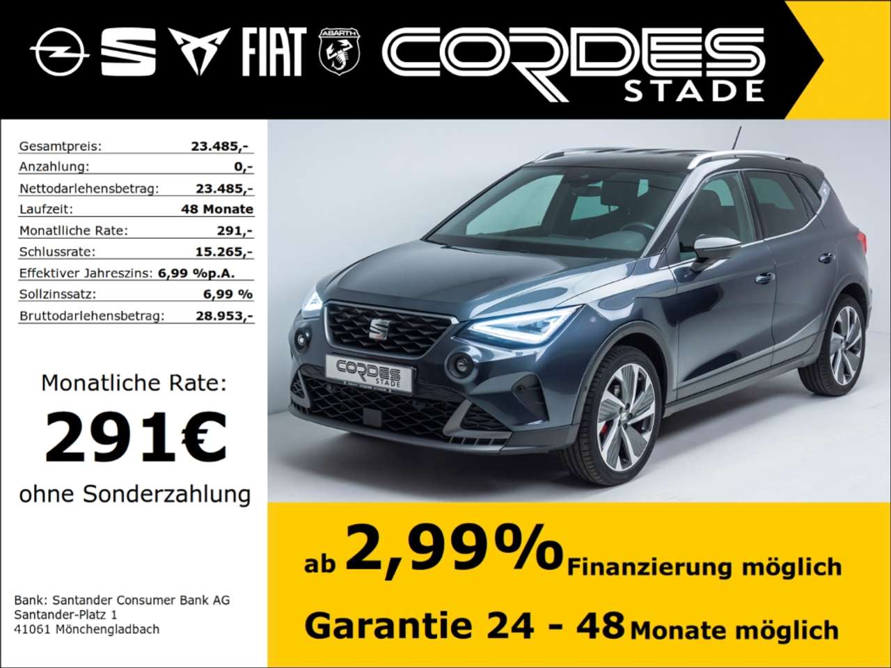 Seat Arona 2023 — FR Automatik ACC Navi Kamera PDC (18)