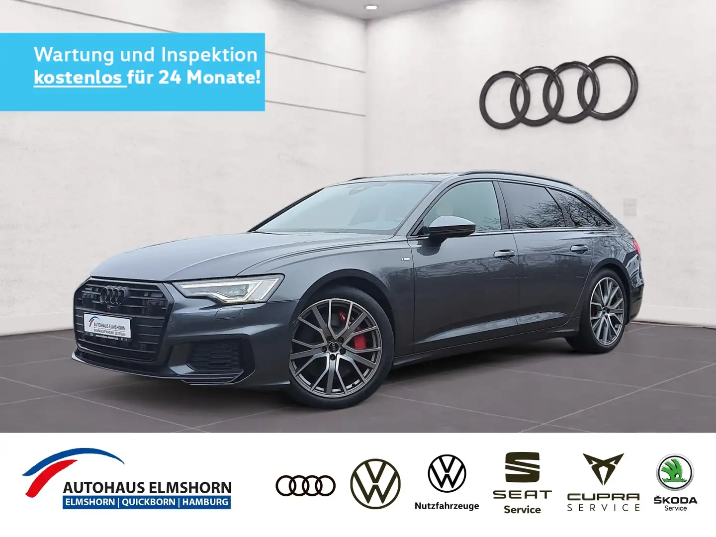 Audi A6 Avant sport 55 TFSIe quattro S tronic PANO MATRIX Grau - 1