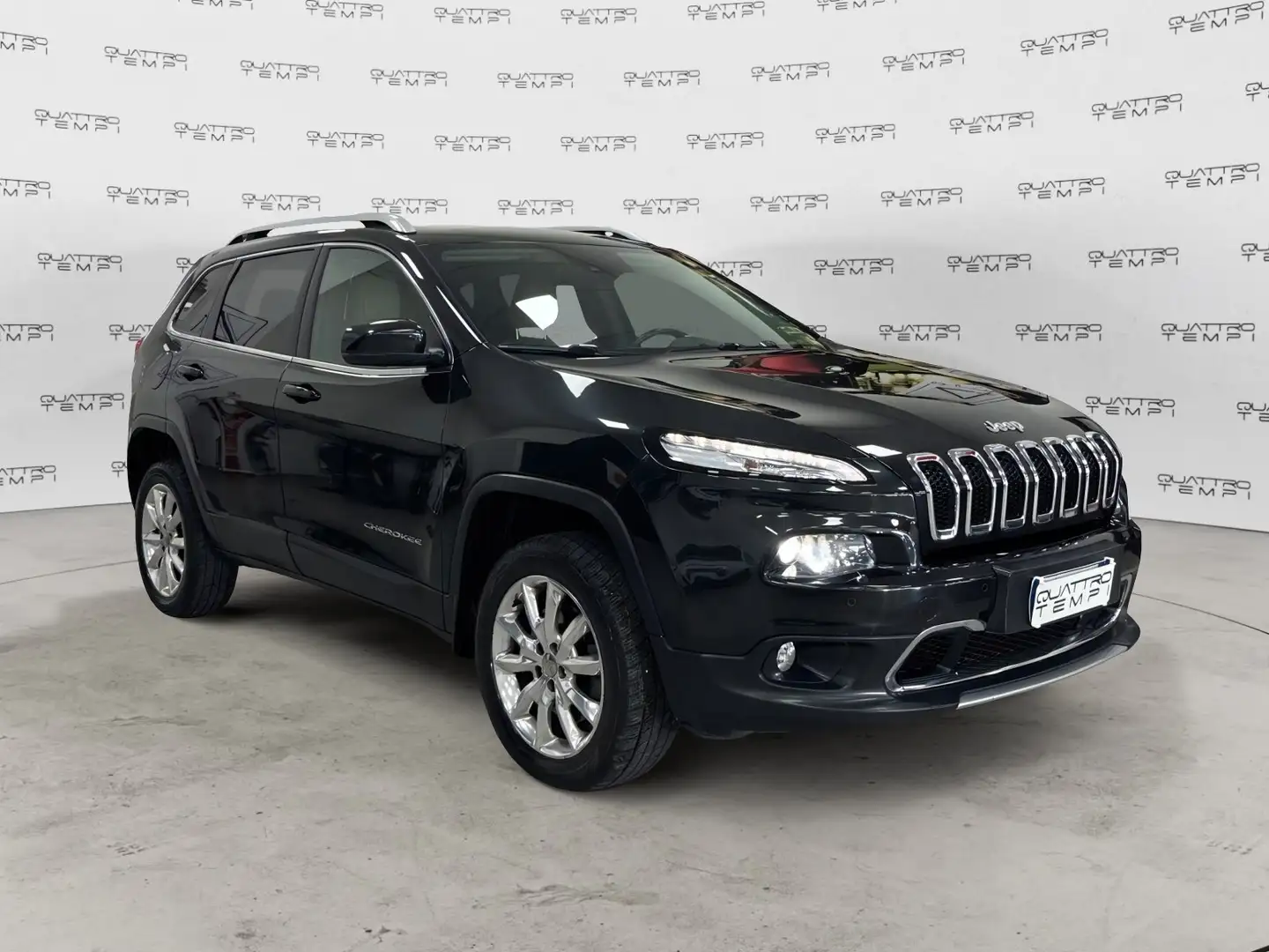 Jeep Cherokee Cherokee 2.2 Mjt II 4WD Active Drive II Limited+ Noir - 1
