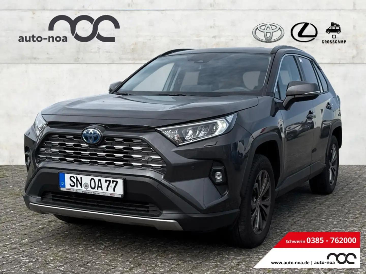 Toyota RAV 4 Hybrid 4x2 Team Deutschland 2.5 VVT-i EU6d 1,99% F Gris - 1