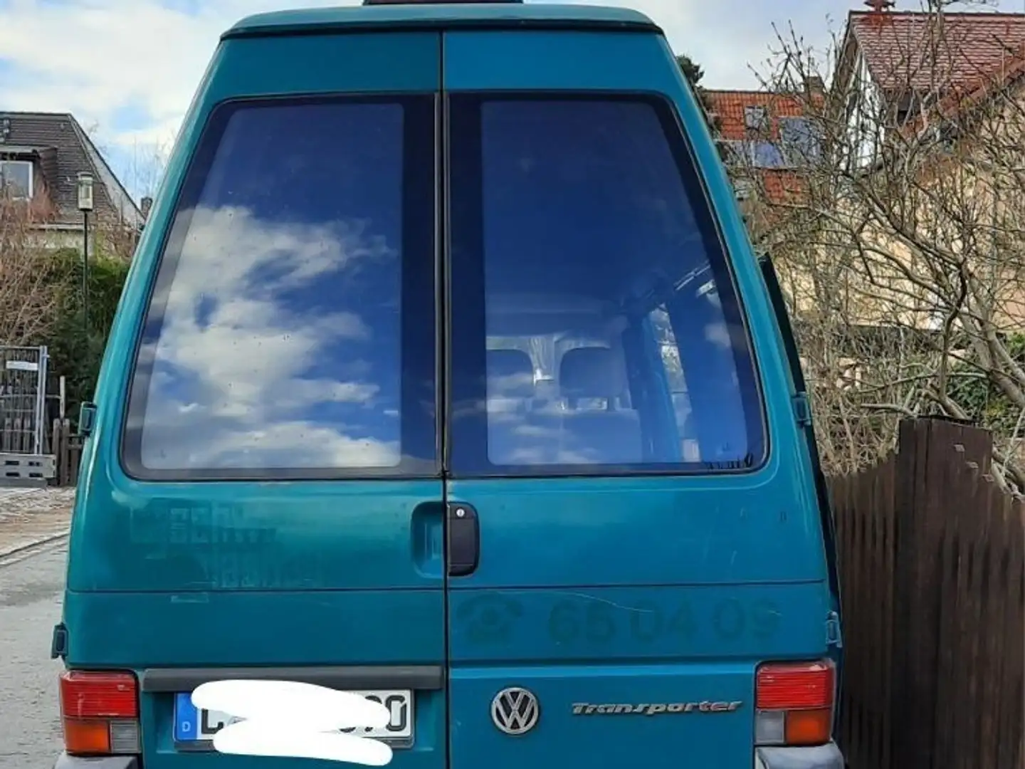Volkswagen T4 mit Hochdach zum Ausbauen Verde - 2