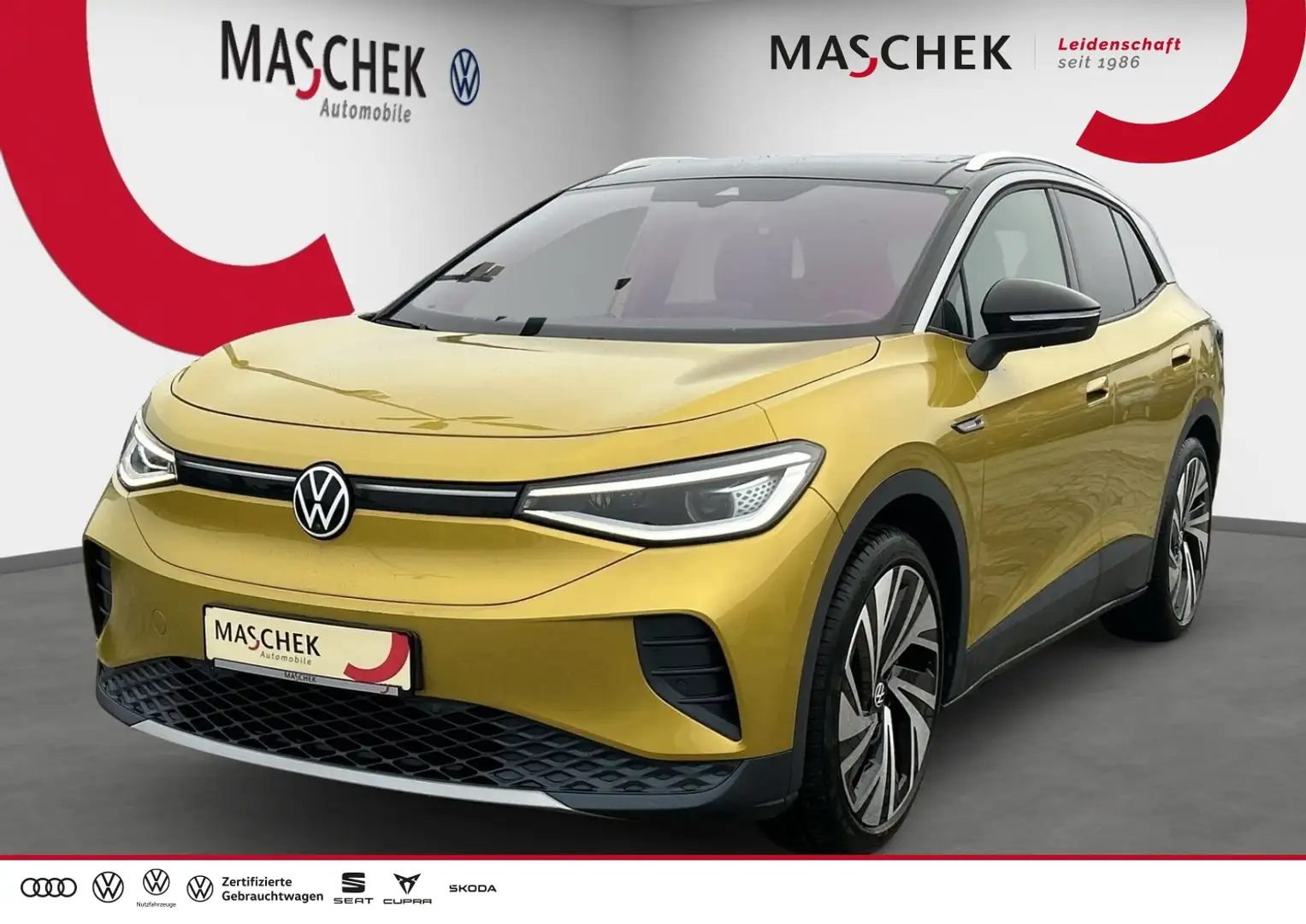 Volkswagen ID.4 1st Max Performance Pano AHK Wärmep AHK Gelb - 1