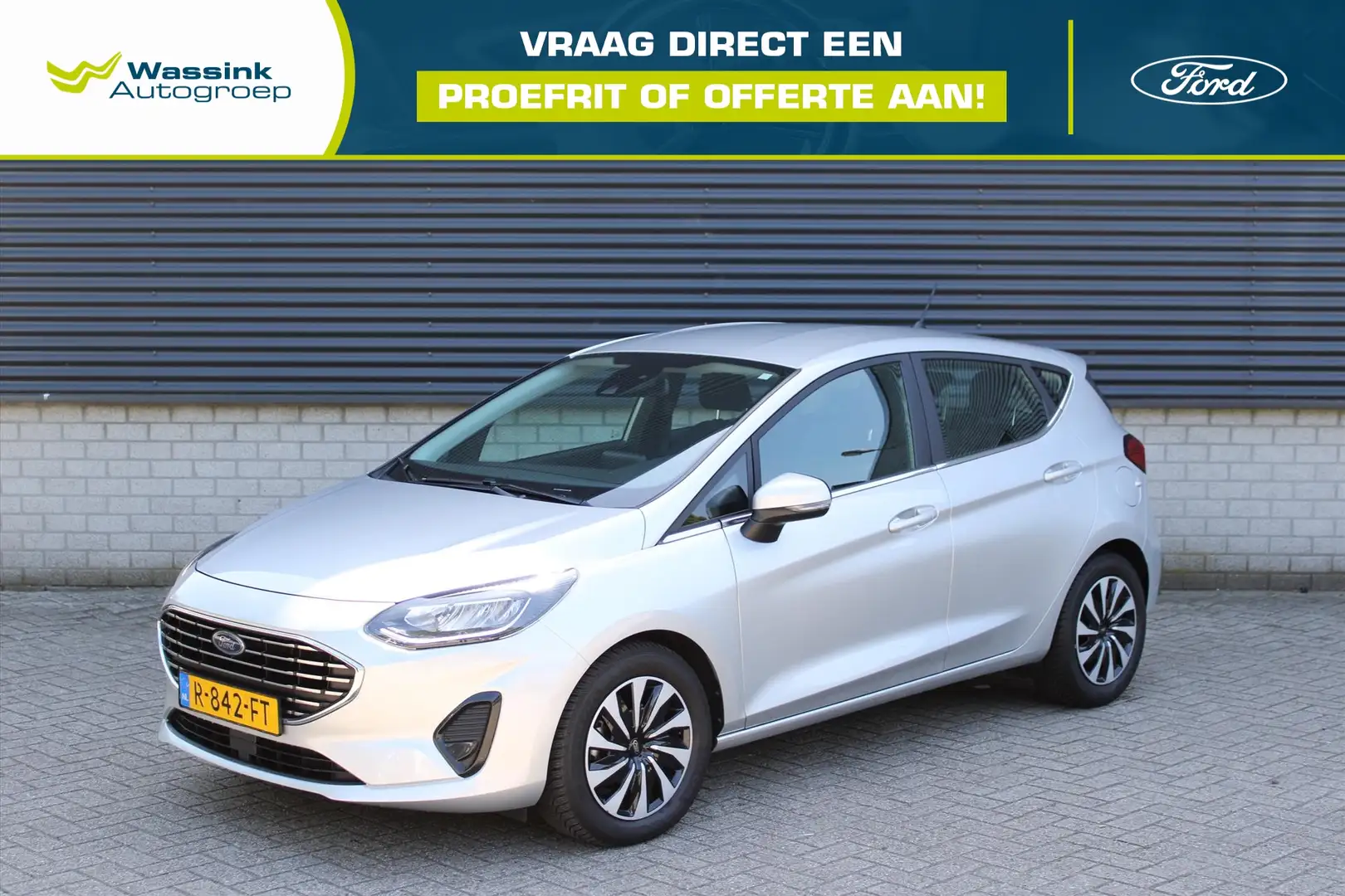 Ford Fiesta I 1.0 Titanium Hybrid 125pk I Automaat I Adaptive Gris - 1