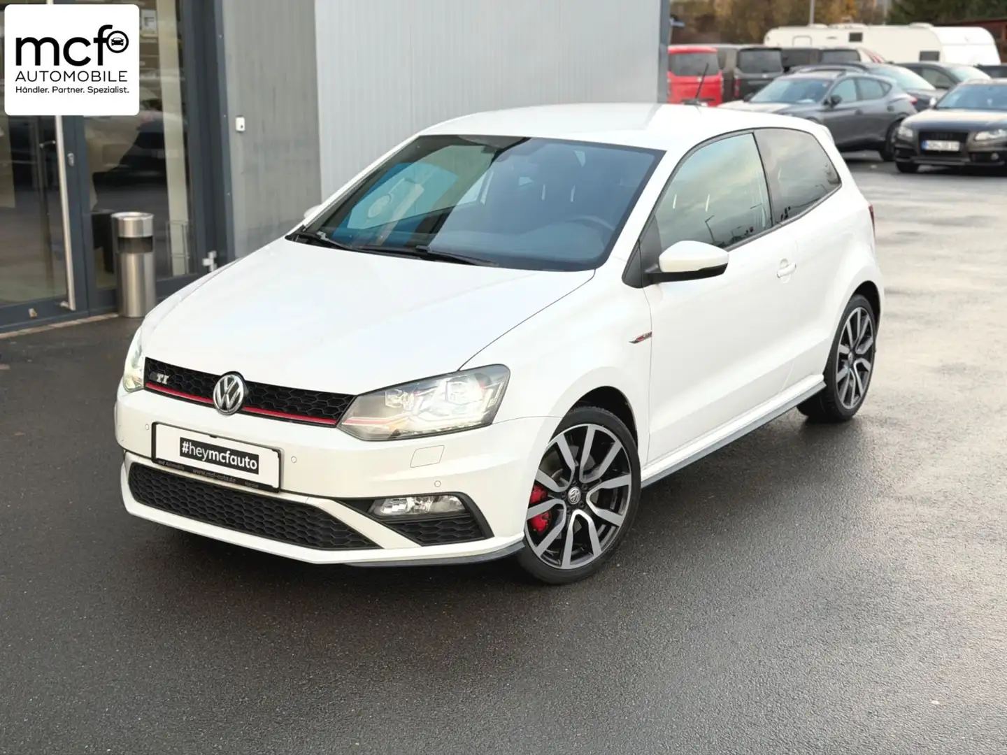 Volkswagen Polo GTI 1.8 TSI DSG 17Zoll*LED*APP*Temp.* Wit - 1