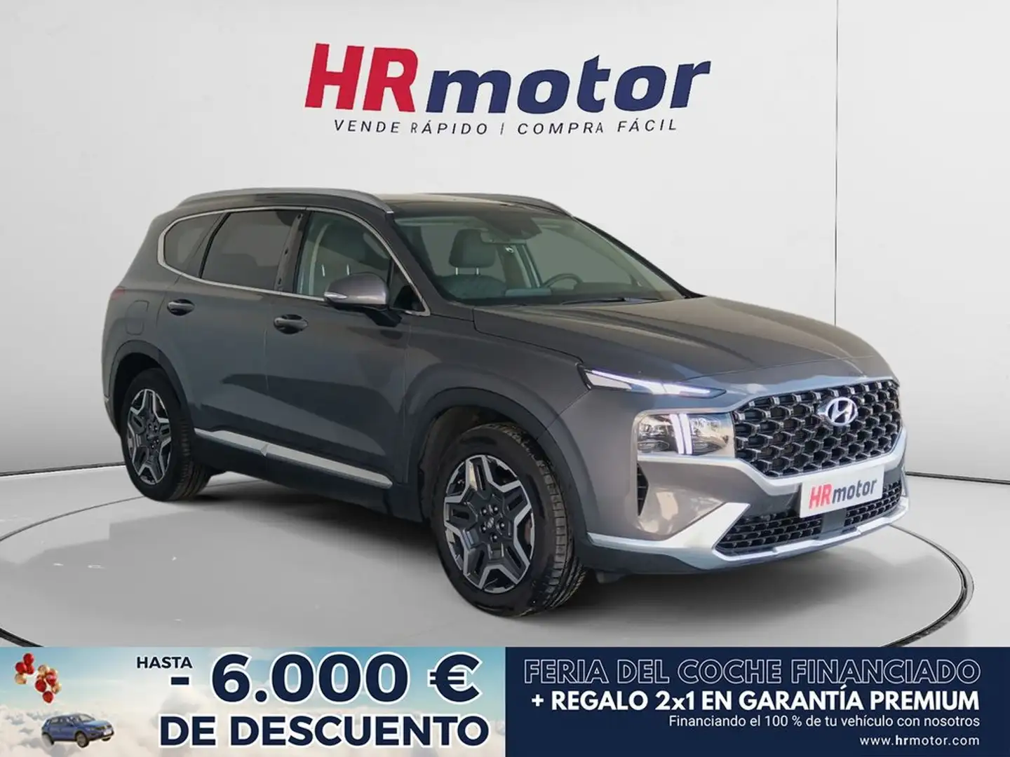 Hyundai SANTA FE PHEV Business 4WD Gris - 1