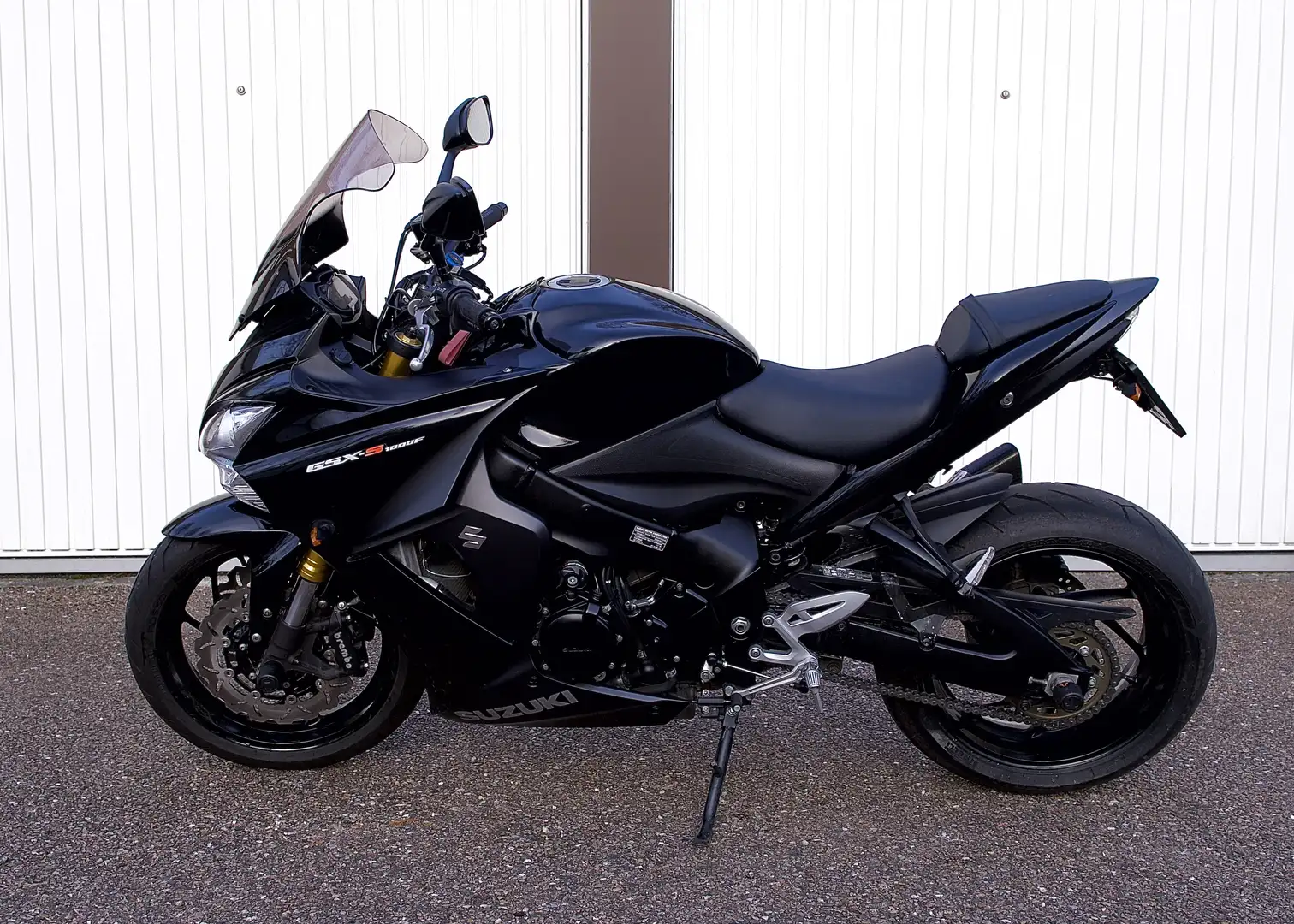 Suzuki GSX-S 1000 GSXS 1000 F Zwart, Yoshimira sport uitlaat, ABS Negro - 1
