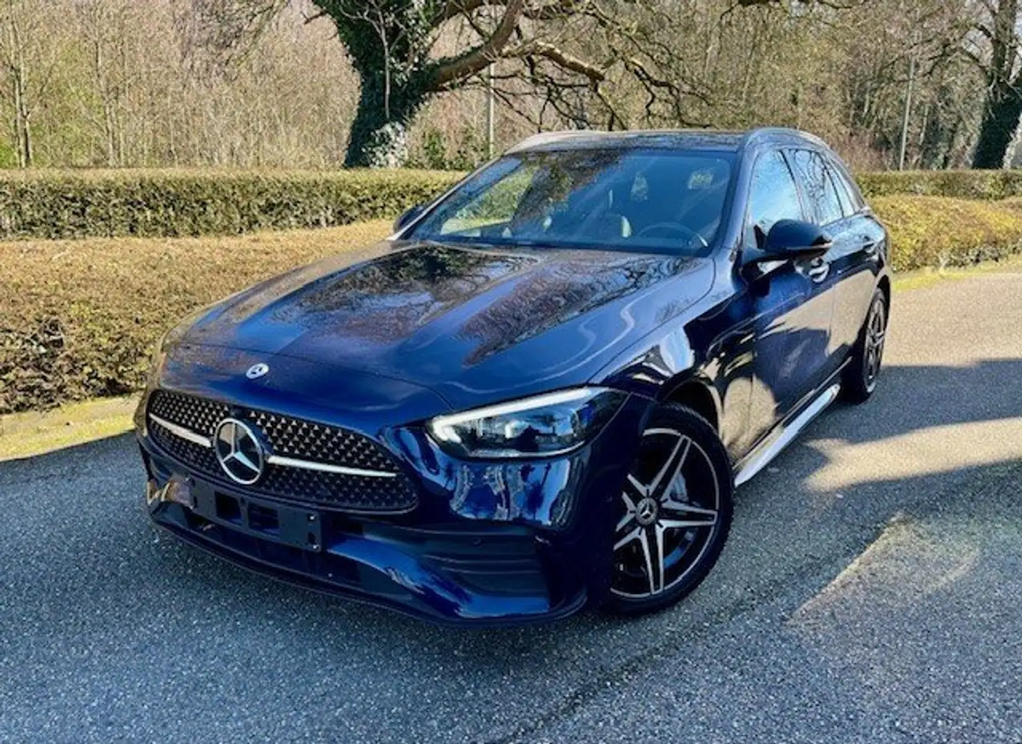 Mercedes-Benz C 300 e PHEV Break AMG Line (230 kW) Blauw - 1