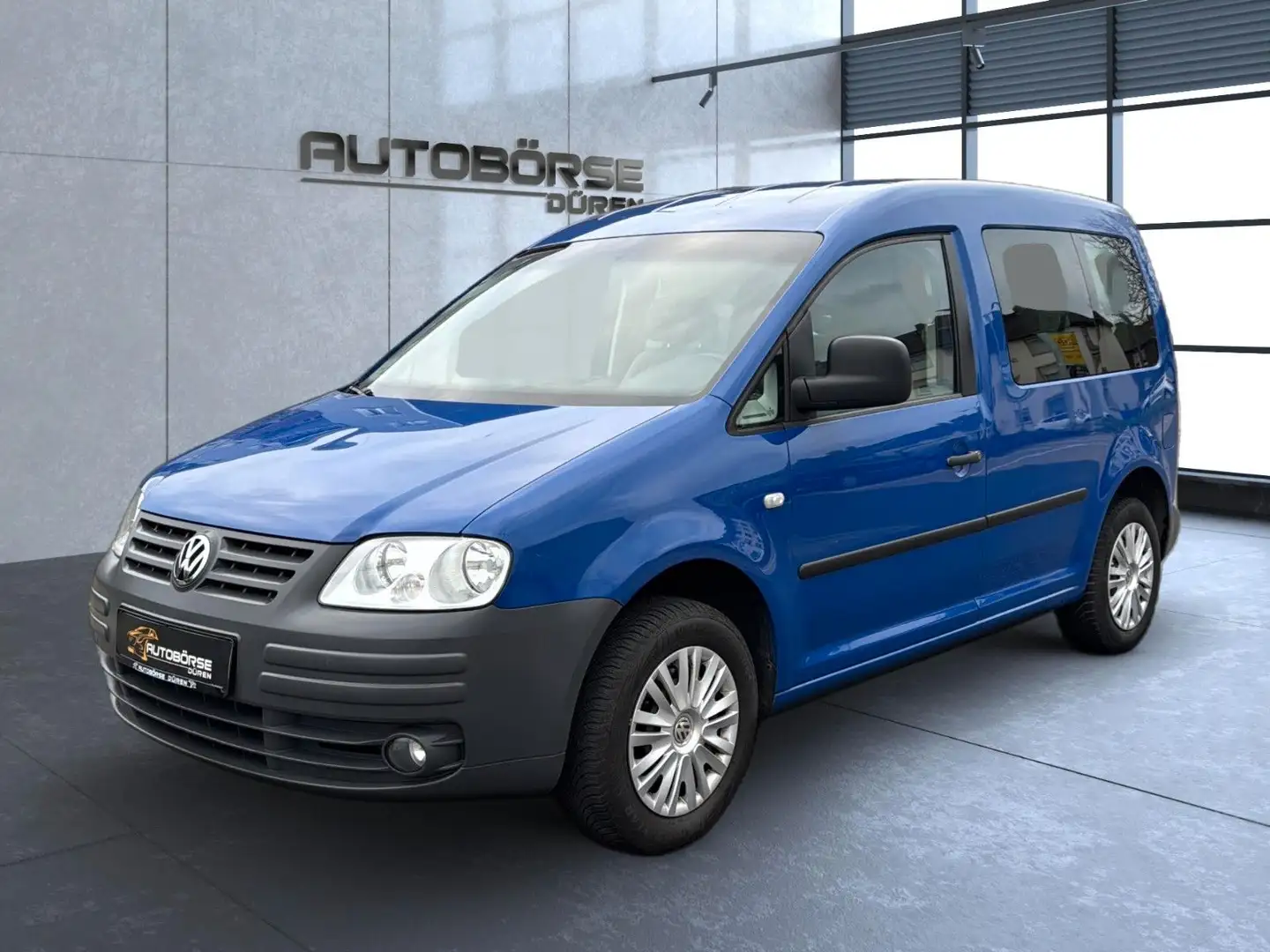 Volkswagen Caddy 1.6l HU/Service neu/Vollleder Blau - 1