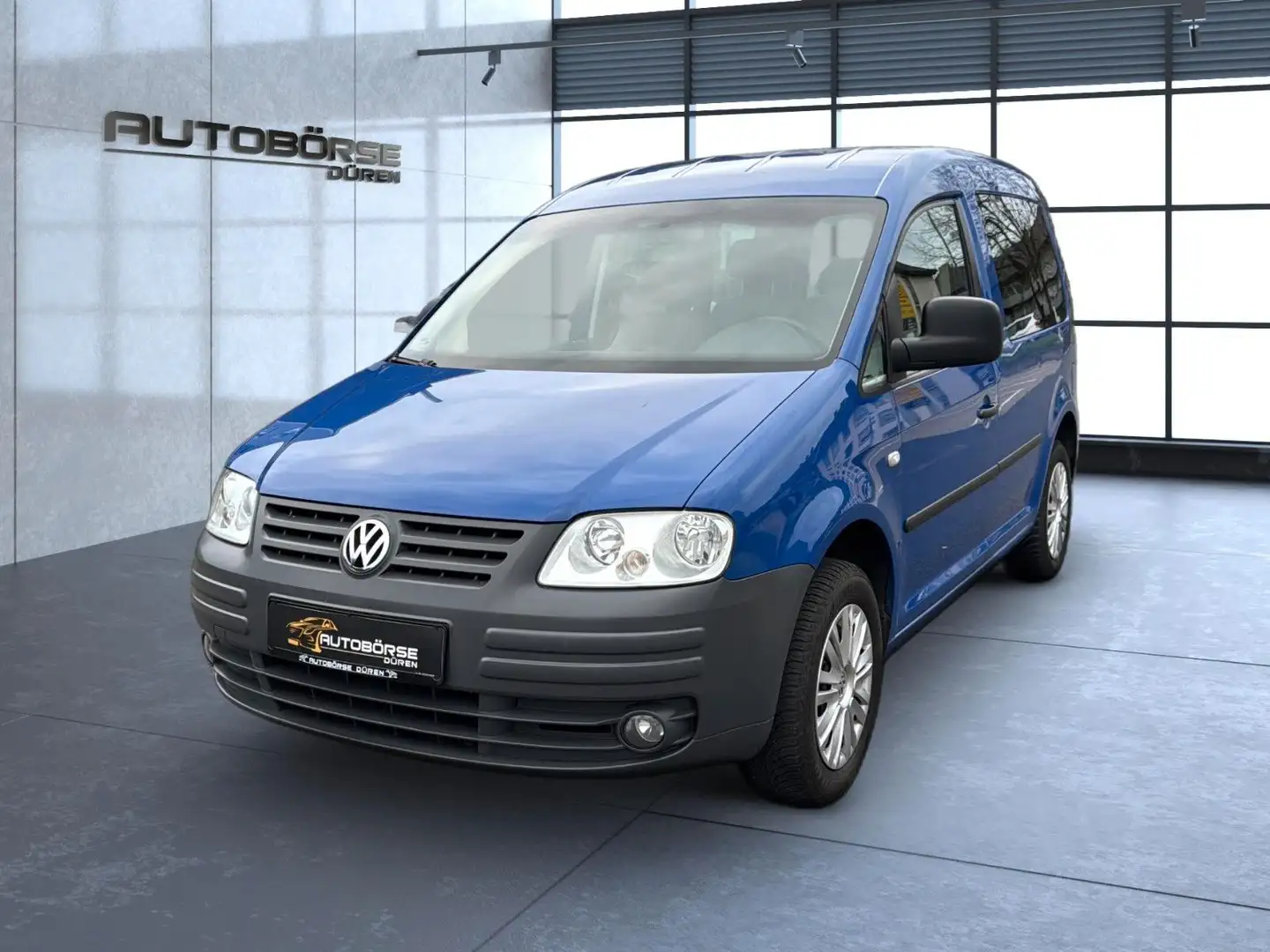 Volkswagen Caddy 1.6l HU/Service neu/Vollleder Blau - 2