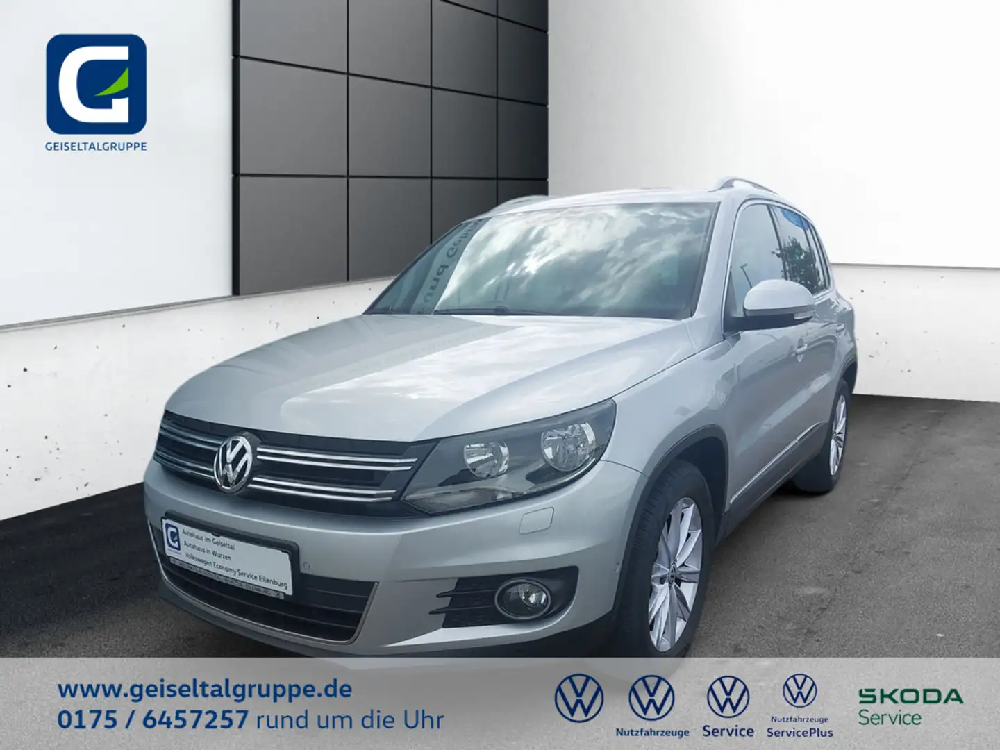 Volkswagen Tiguan 1.4 TSI Sport & Style *PARK ASSIST*SHZ*TEMPOMAT*MF Zilver - 1