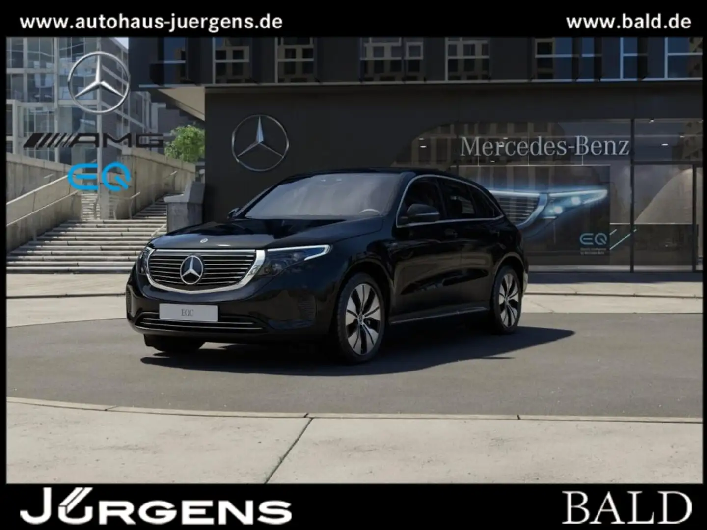 Mercedes-Benz EQC 400 4MATIC MLB+Cam+LED+Navi+EASY-P Schwarz - 1