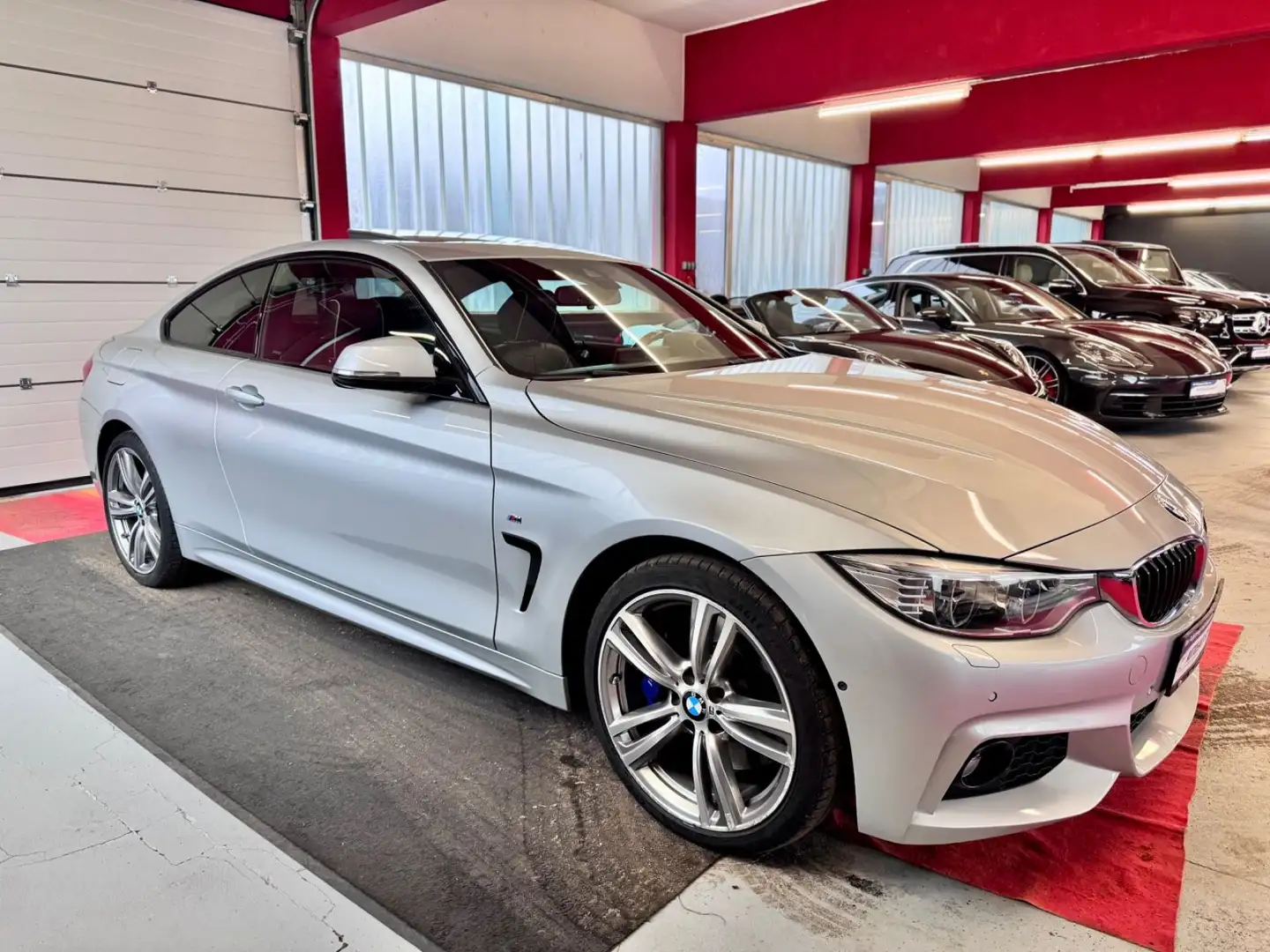 BMW 440 i Coupe Perf M Sport Individual HeadUp 19"ACC Argintiu - 2