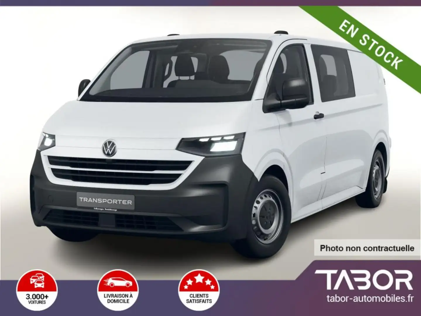 Volkswagen Transporter T7 Plus TDI 110 L2 LED Blanc - 1