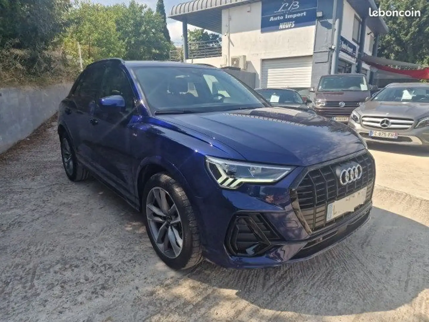 Audi Q3 S line Hybride Rechargeable ⚡ LED, Caméra, Virtual Cockpit & Pack Black Blu/Azzurro - 1