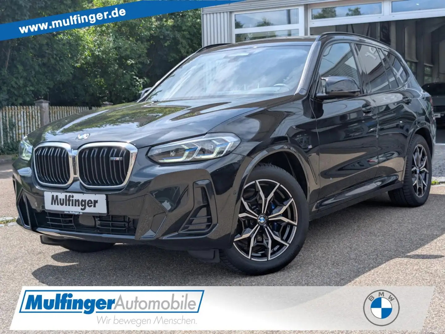 BMW X3 M 40i Laser HUD ACC Standh.Ha/Ka Pano Park+AHK Noir - 1