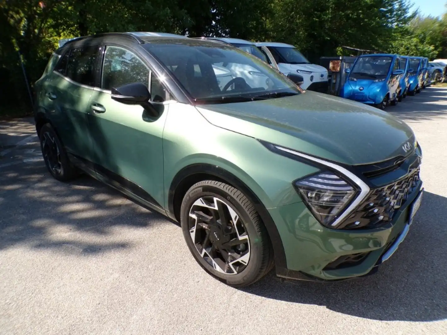 Kia Sportage 1.6 CRDi MHEV DCT GT-line Plus TETTO Verde - 2