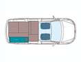 Volkswagen Caddy Maxi Camper 2,0 TDI  ähnl. California 188 Bianco - thumbnail 7