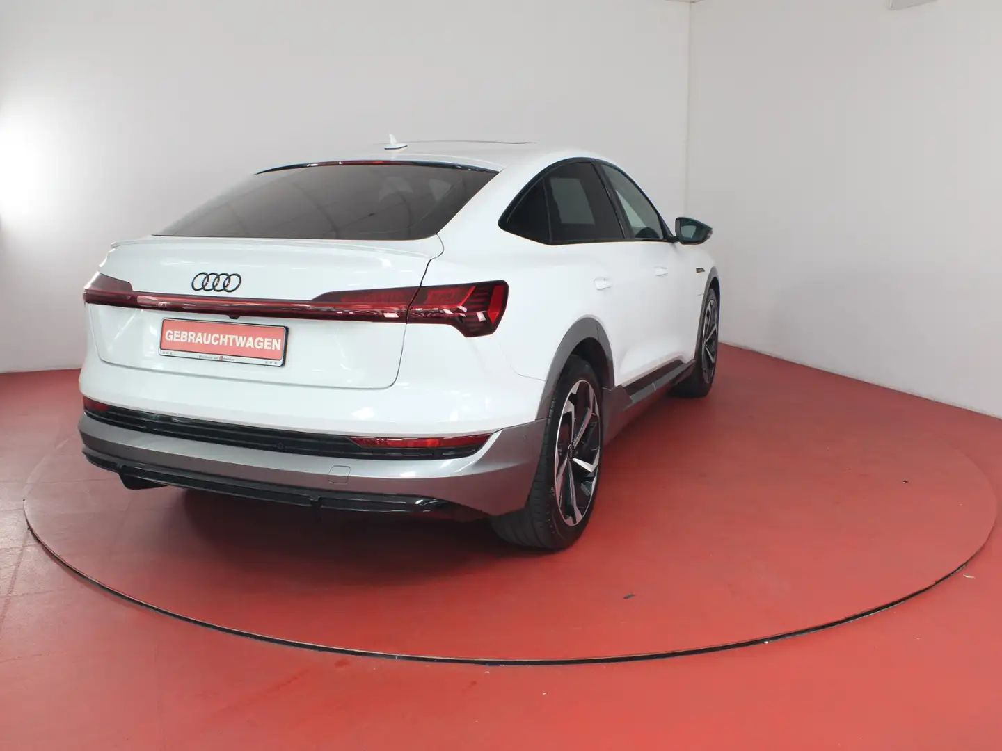 Audi e-tron Sportback S-line 55 quattro 414,-ohne Anzahlung P Bianco - 2
