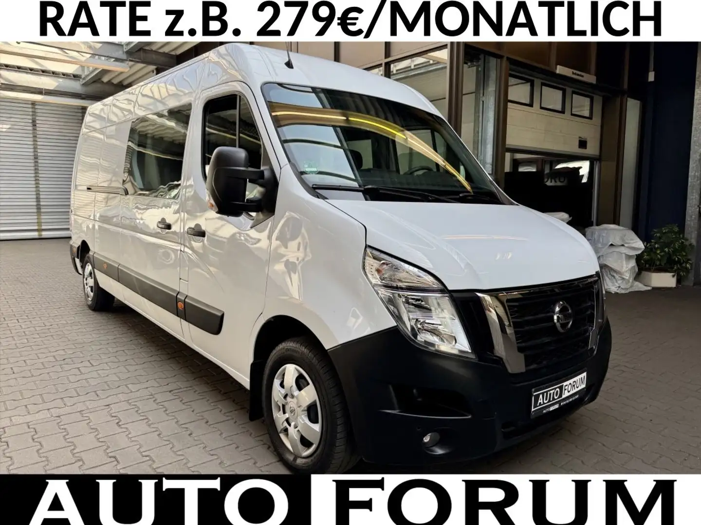 Nissan NV400 L3H2 DOKA 7STZ AHK KLIMA TEMPOMAT CAM 3,5t Білий - 1