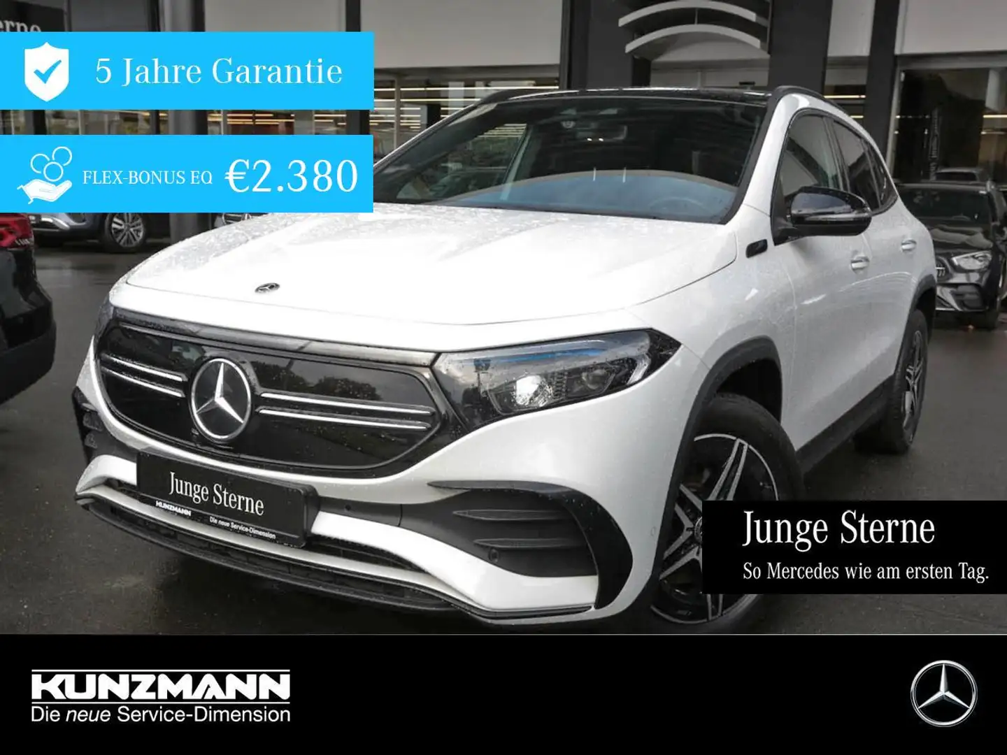 Mercedes-Benz EQA 250 AMG Night MBUX Panorama Totwinkel Kamera Weiß - 1
