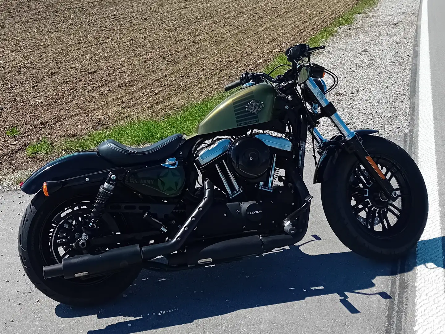 Harley-Davidson Sportster Forty Eight 1200 Zelená - 1