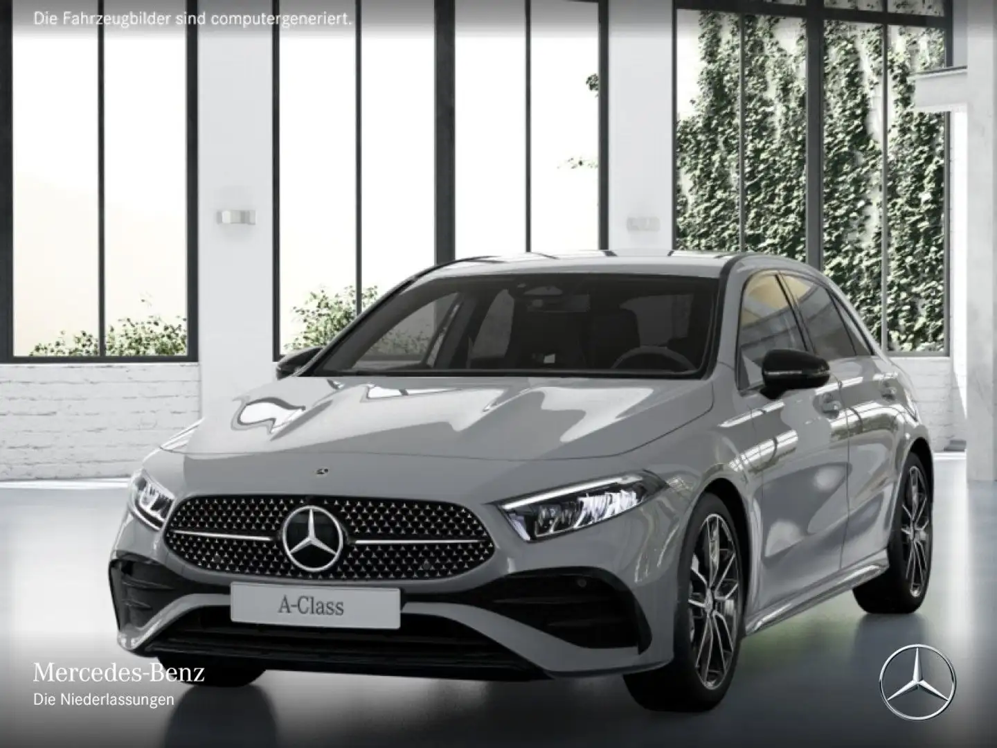 Mercedes-Benz A 200 AMG+NIGHT+LED+KAMERA+TOTW+7G Grigio - 2