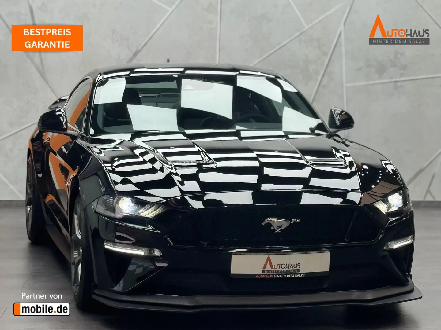 Ford Mustang GT 5.0 Ti-VCT V8 |KAM|LED|BLACK| Schwarz - 1