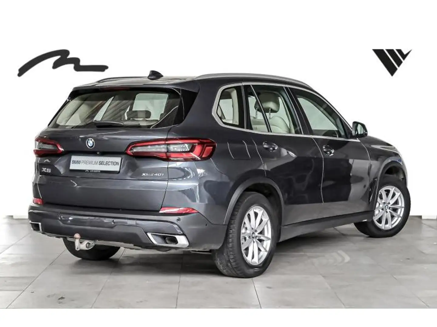 BMW X5 40i xdrive-2 ans/jaar garantie Gris - 2