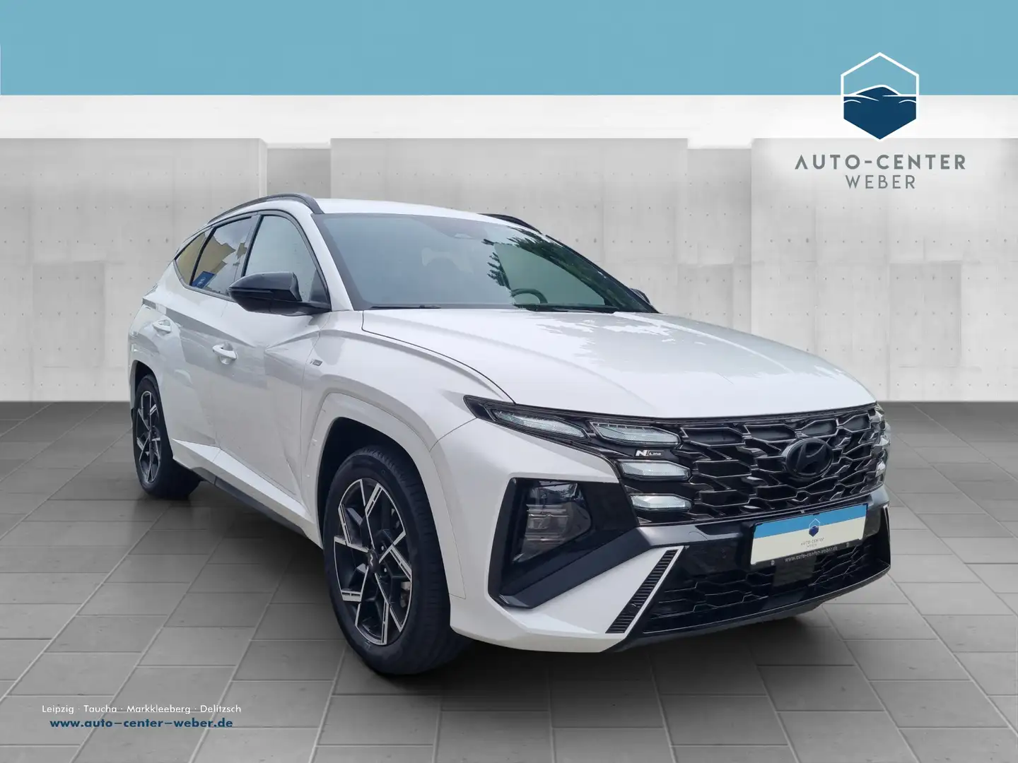 Hyundai TUCSON FL 1.6 T-GDi Plug-in-Hybrid N Line AT 4WD Weiß - 1