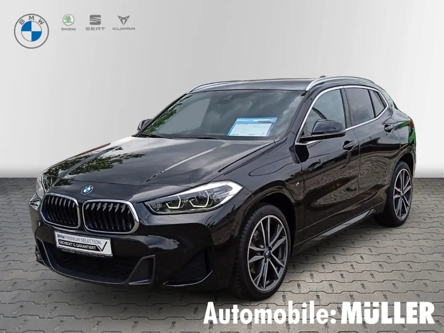 BMW X2 sDrive 18 d M Sport Sportpaket Navi LED El. Heckkl Zwart - 1