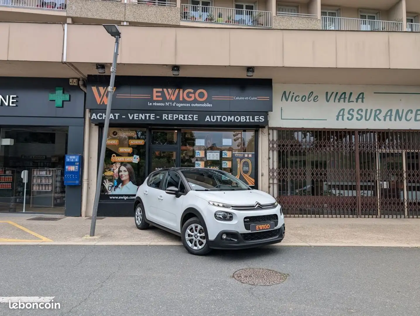 Citroen C3 82ch feel Blanc - 1