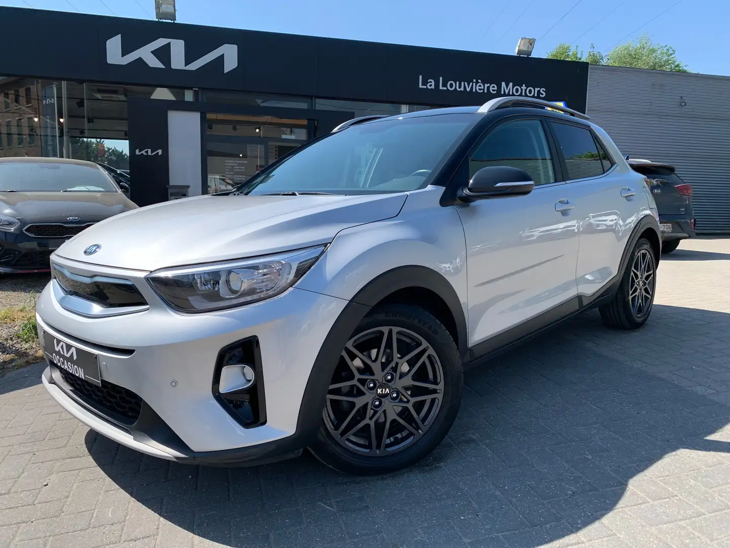 Kia Stonic 1.0 T Black Edition ISG DCT**CLIM**NAVI**GARANTIE Argent - 1