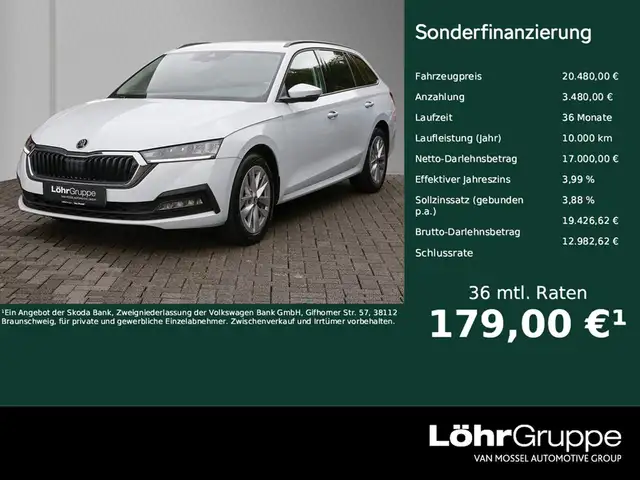 2022 Skoda Octavia in White for sale