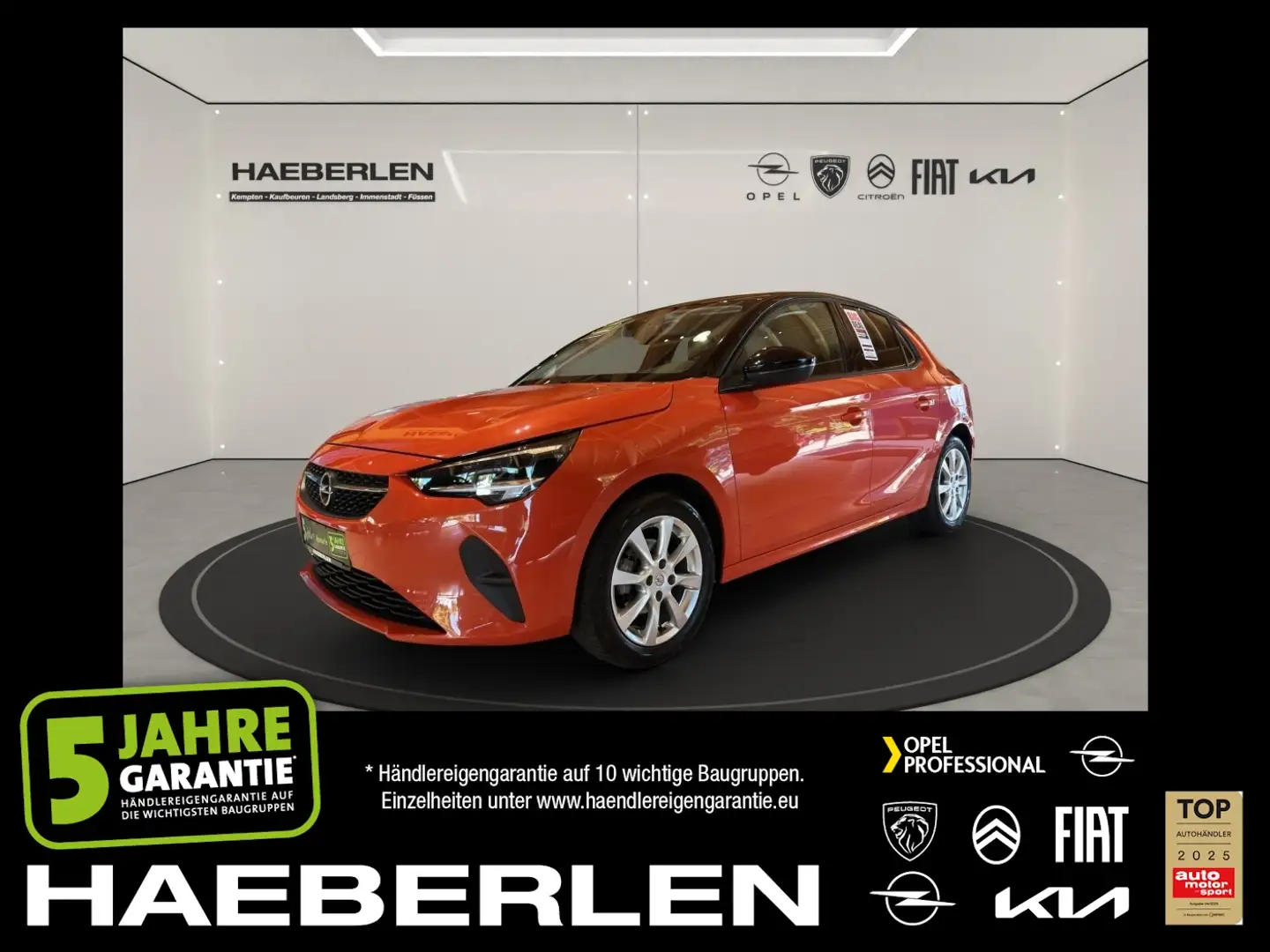Opel Corsa F 1.2 Edition *RKamera*Tempomat*DAB* Orange - 1