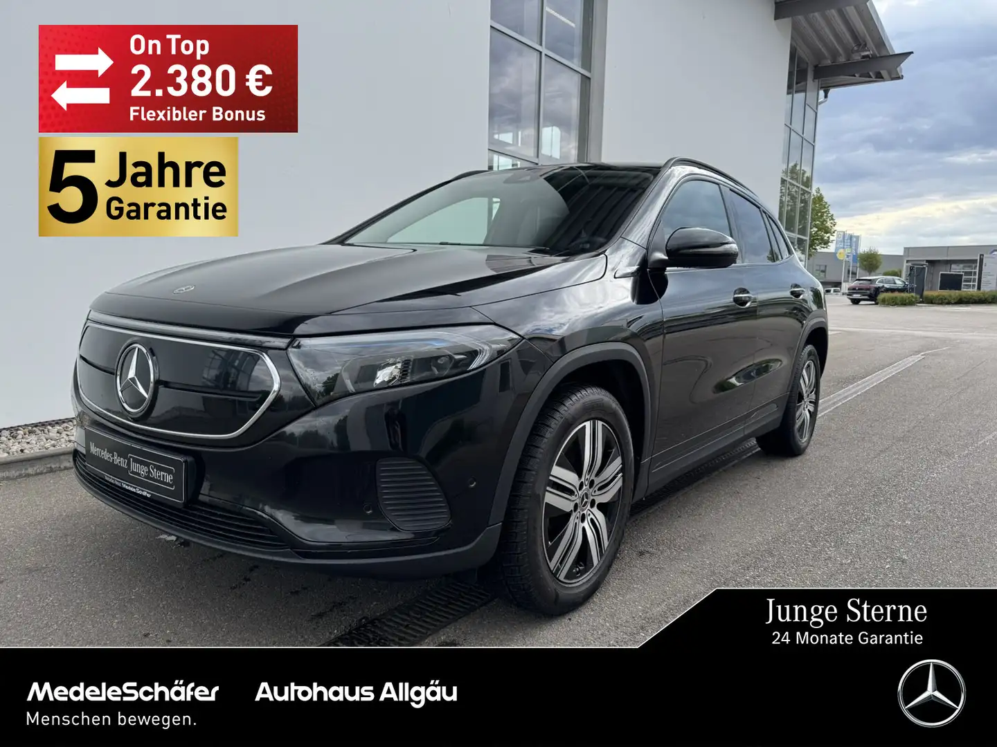 Mercedes-Benz EQA 250 EQA 250 Progress Night AHK LED Kam autHeck Ambi Noir - 1