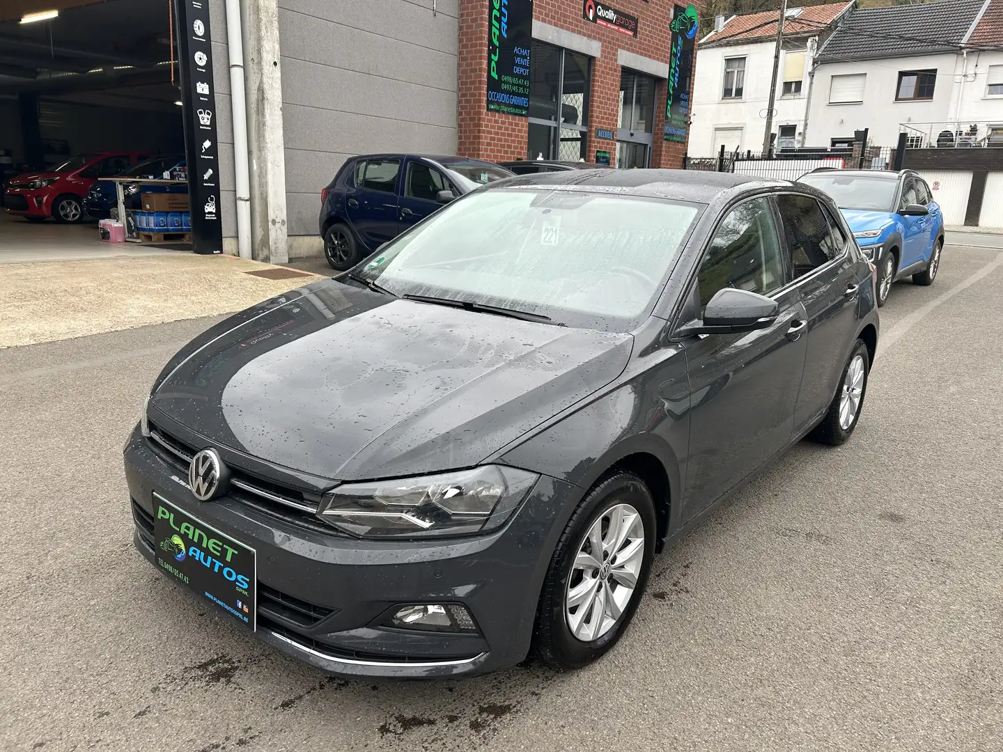 Volkswagen Polo 1.6 TDi 5 PORTES AIRCO BLUETOOTH GARANTIE 12 MOIS Gris - 1