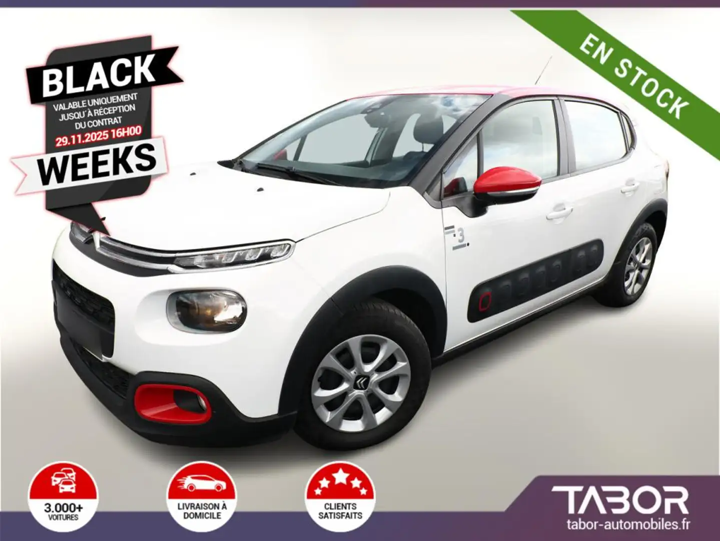 Citroen C3 1.2 PureTech 110 Feel radars Weiß - 1